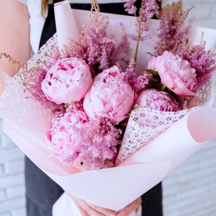 Букет пионов "Мелиса" в Архангельске