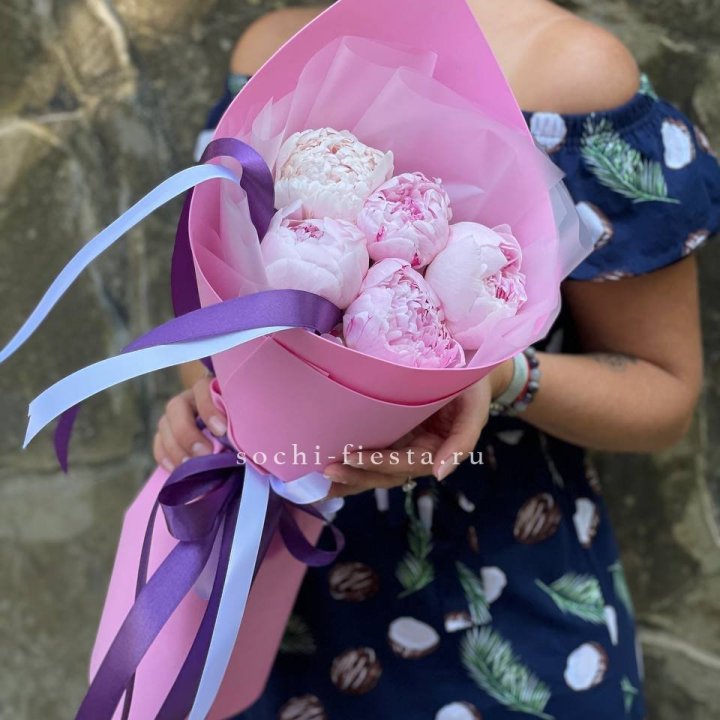 Букет пионов "НАЙ" в Архангельске