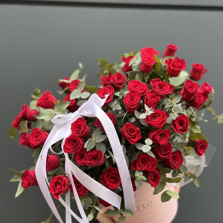 45 Красных роз в боксе "Сеньёрита" в Архангельске