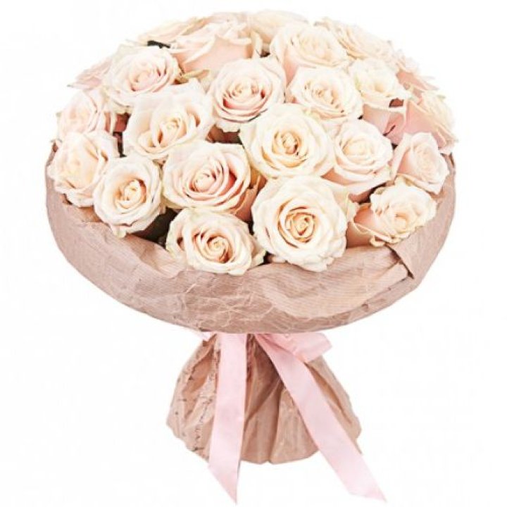 25 кремовых роз "Craft" в Архангельске