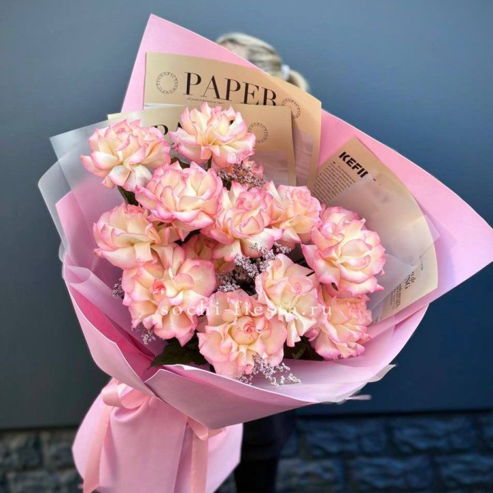 15 французских роз "Джумилия" в Архангельске