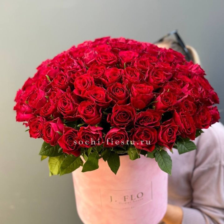 101 кенийская роза в цилиндре в Архангельске