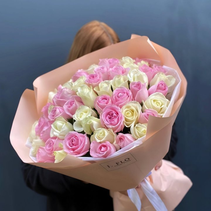 55 роз микс нежности в Архангельске