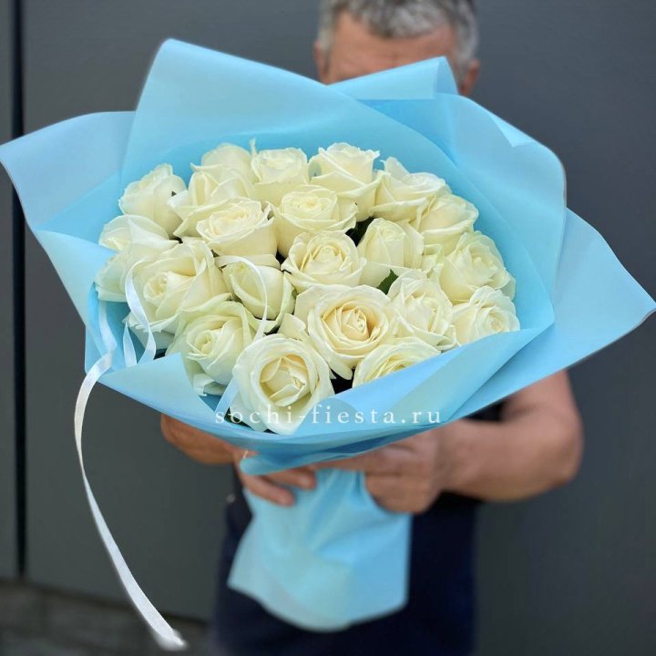 21 белая роза в Архангельске