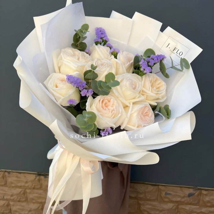 Букет из роз Вайт охара в Архангельске