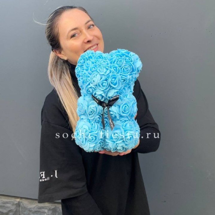 Игрушка медведь голубая в Архангельске