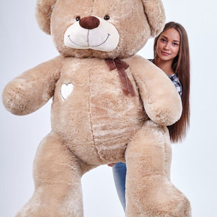 Бурый плюшевый мишка большой в Архангельске