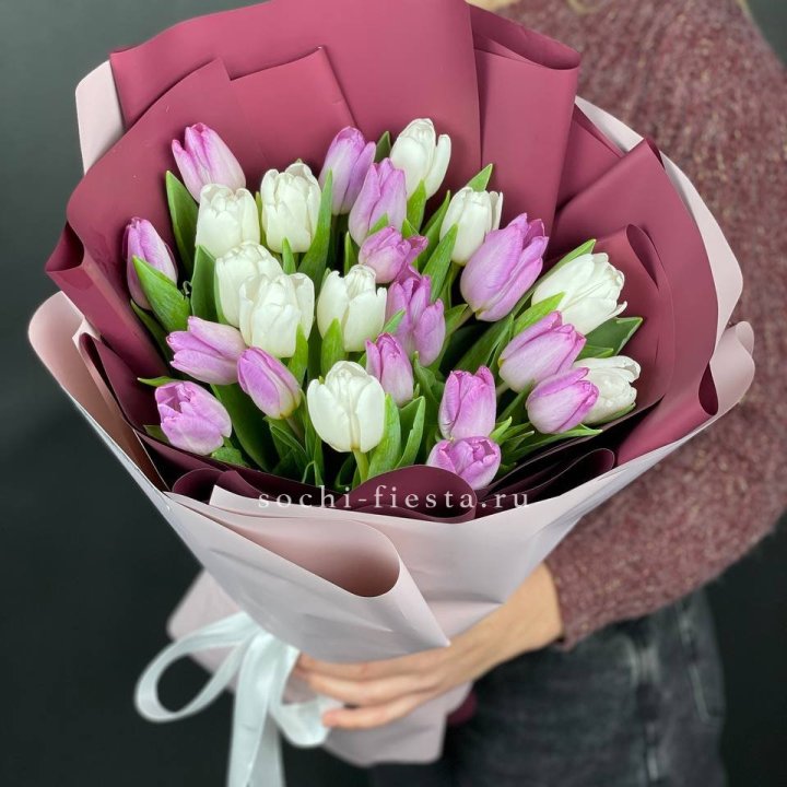 25 тюльпанов микс в Архангельске