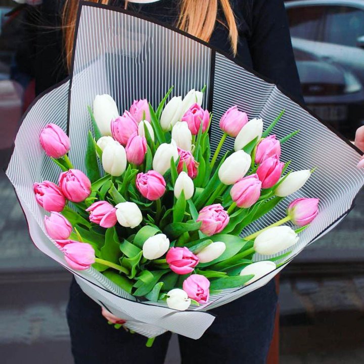 29 тюльпанов микс в Архангельске