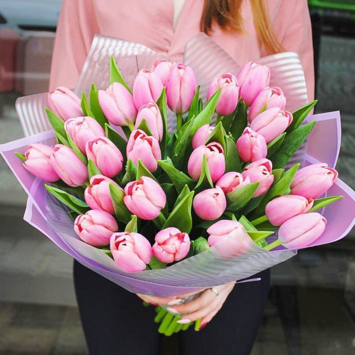 25 тюльпанов "Айс крем" в Архангельске