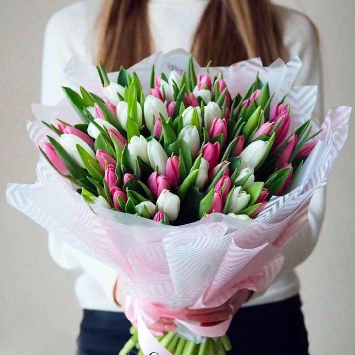 Букет тюльпанов "Лолита" в Архангельске